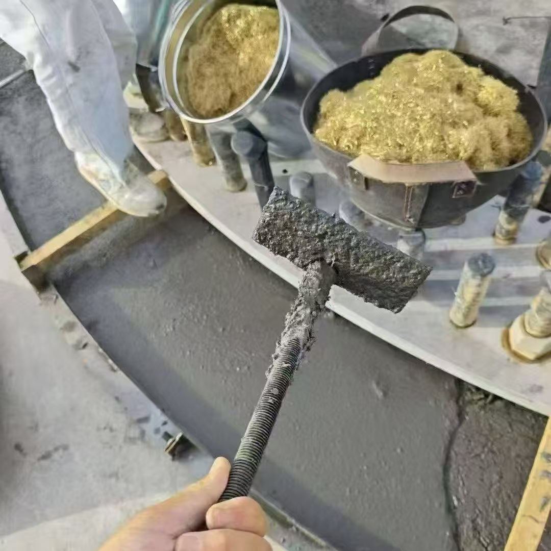 丹江口C120钢纤维高强无收灌浆料 轧机压缩机汽轮机发电机锻压设备底座灌浆材料